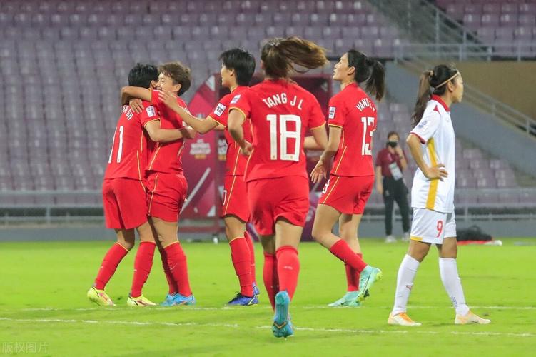 中国女足对越南女足直播的相关图片